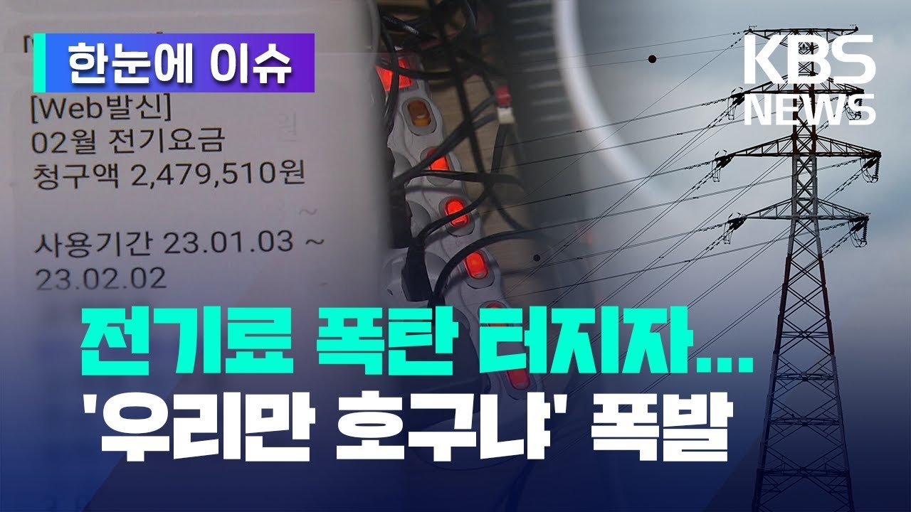 전기요금 인상의 불가피성